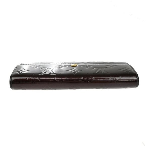 LOUIS VUITTON Portefeuille Sarah Long Bifold Wallet Vernis - Picture 6 of 15
